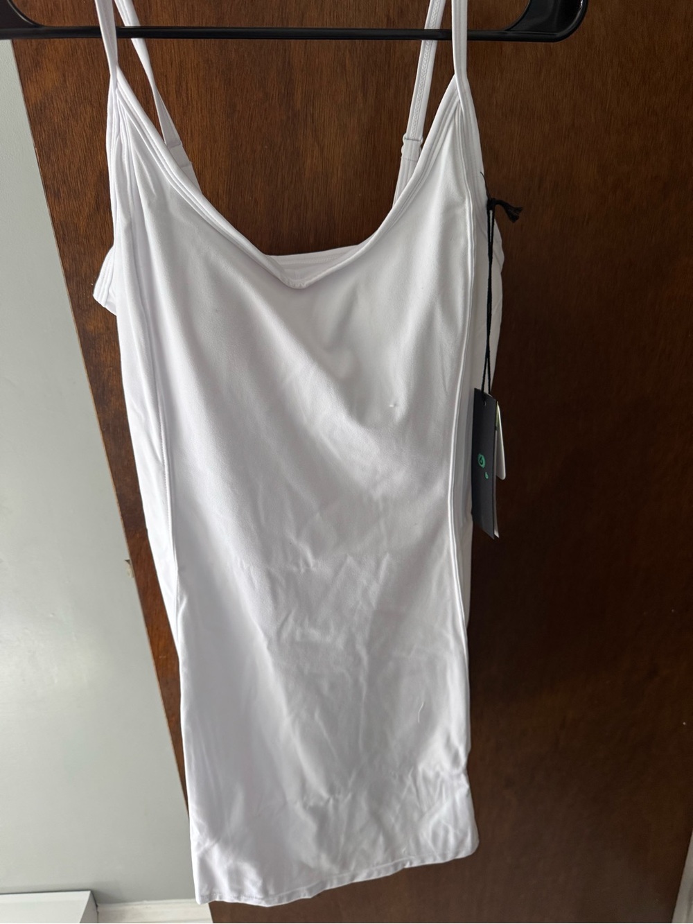 White NWT Mono b Athletic Romper Dress